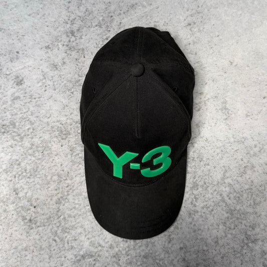 Y-3 Cap Big Logo black green