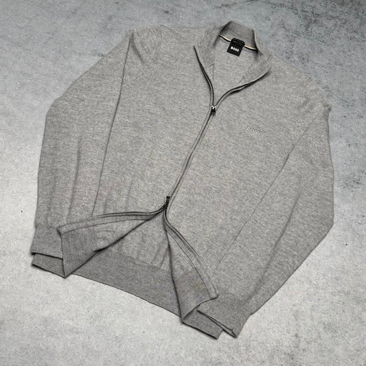 Hugo Boss Full Zip Knit Jacket grey (S)