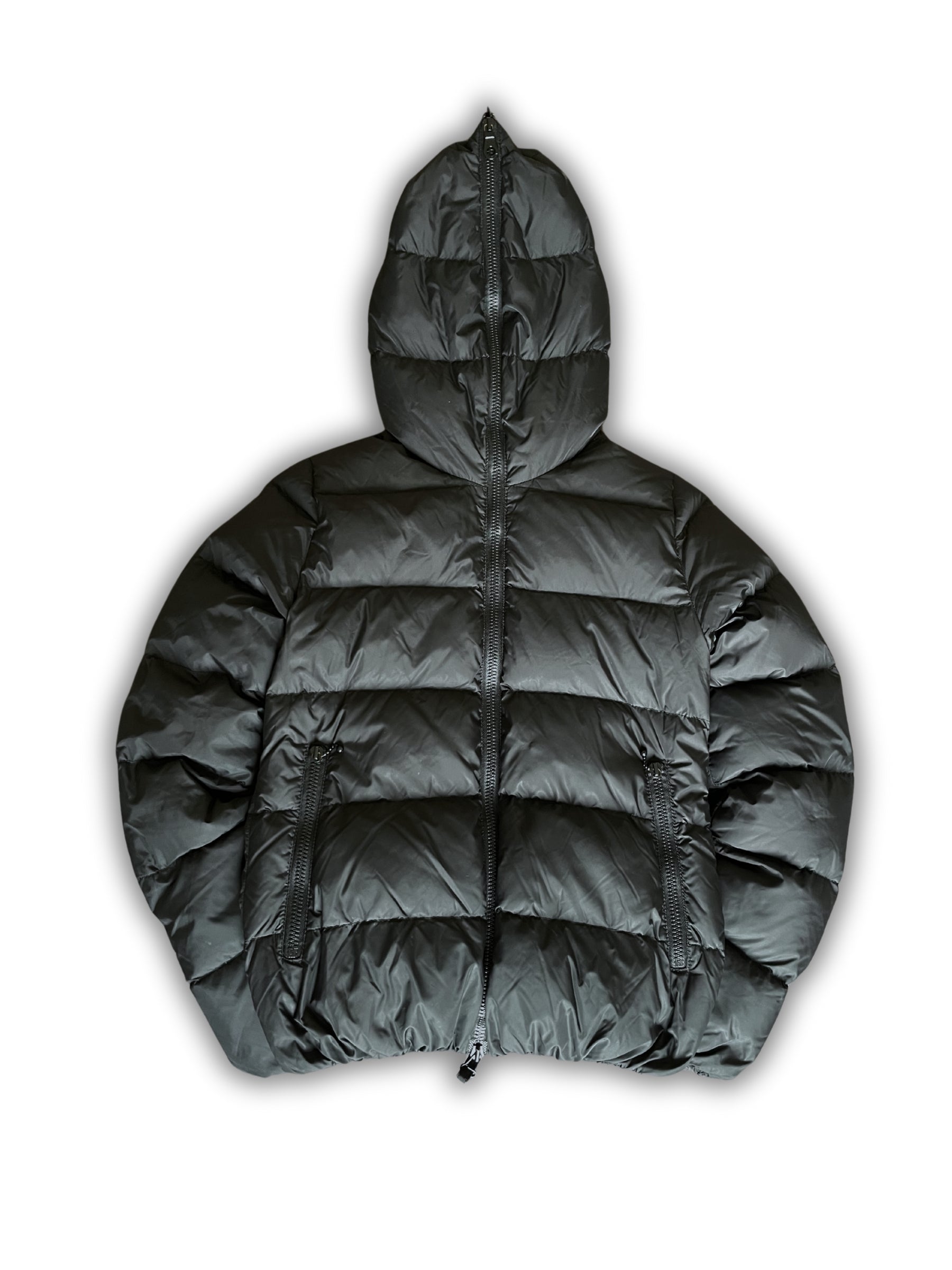 Duvetica Full Zip Puffer Jacket matte black XS SECONDCHANCE EU.COM