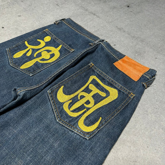 Evisu Vintage Kanji Embroidered Jeans (32 fits smaller)