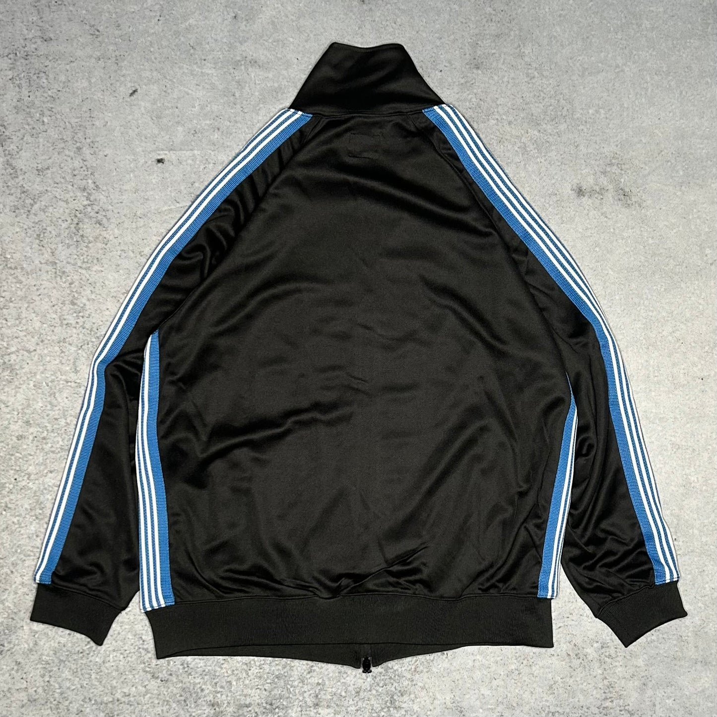 Needles Japan Designer Track Jacket black baby blue (XL)