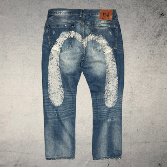 Evisu Vintage Jeans Daicock White (36)