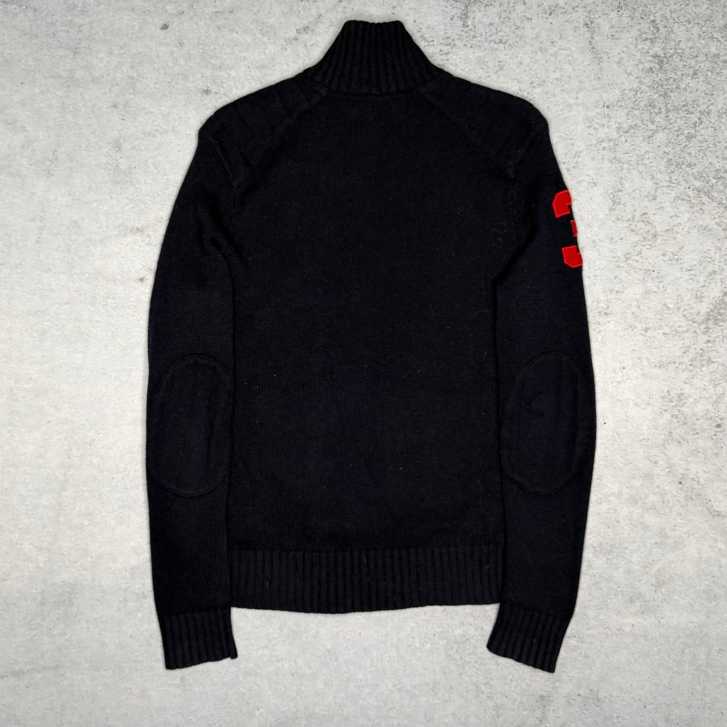 Polo Ralph Lauren Big Pony Full Zip Knit Jacket navy (S)