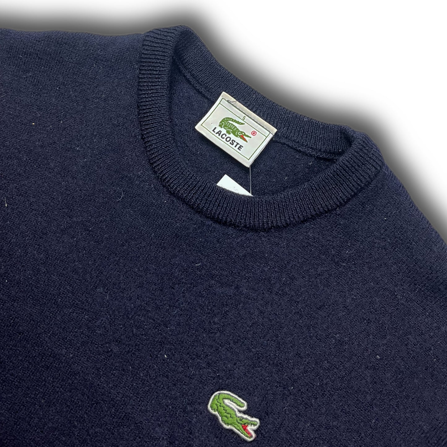 Lacoste Knit Sweater Vintage navy