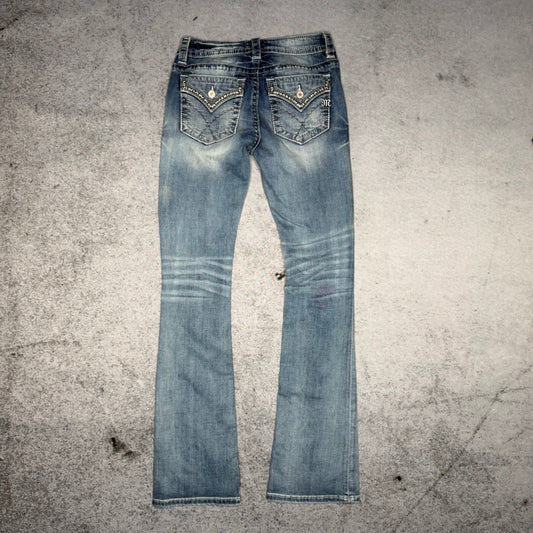 Miss Me Low Waist Y2K Bootcut Jeans "Chloe Boot" (26)
