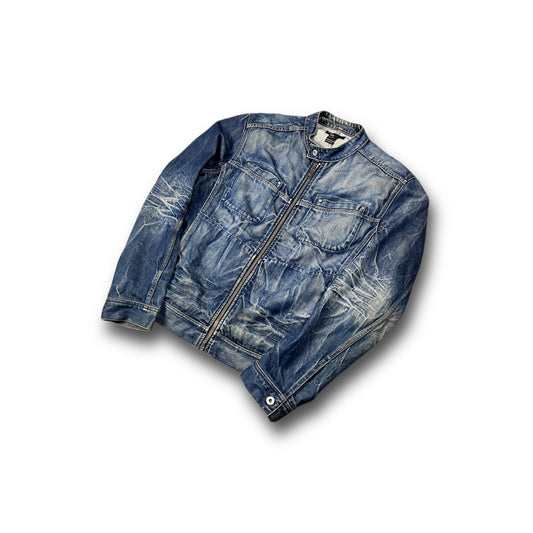 Diesel Biker Jeans Jacket Vintage