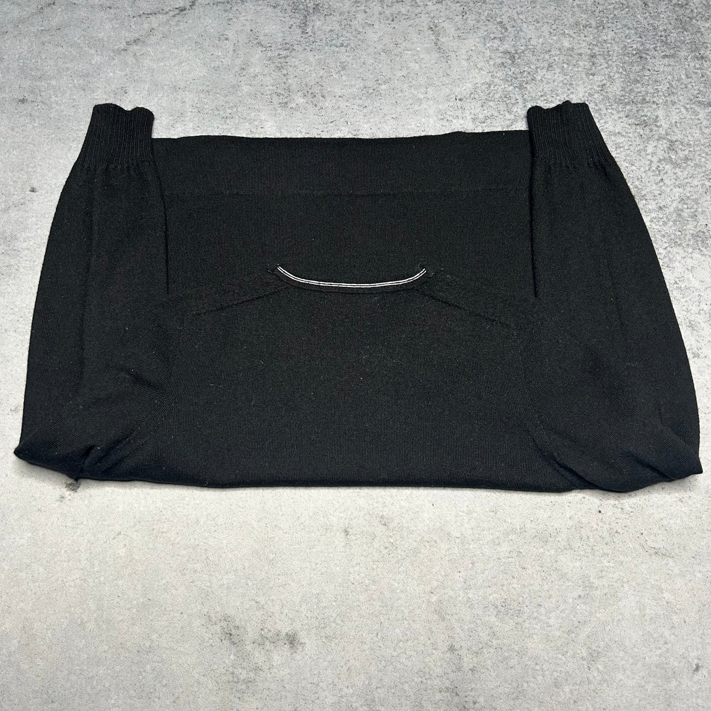 Stone Island Vintage 00s Wool Crewneck Sweater black (S)