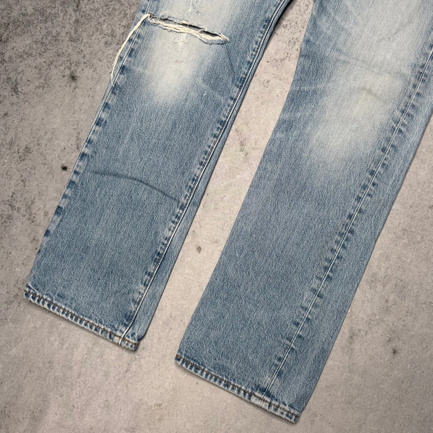 Levi's Vintage 501 Ripped Jeans blue (33/32)