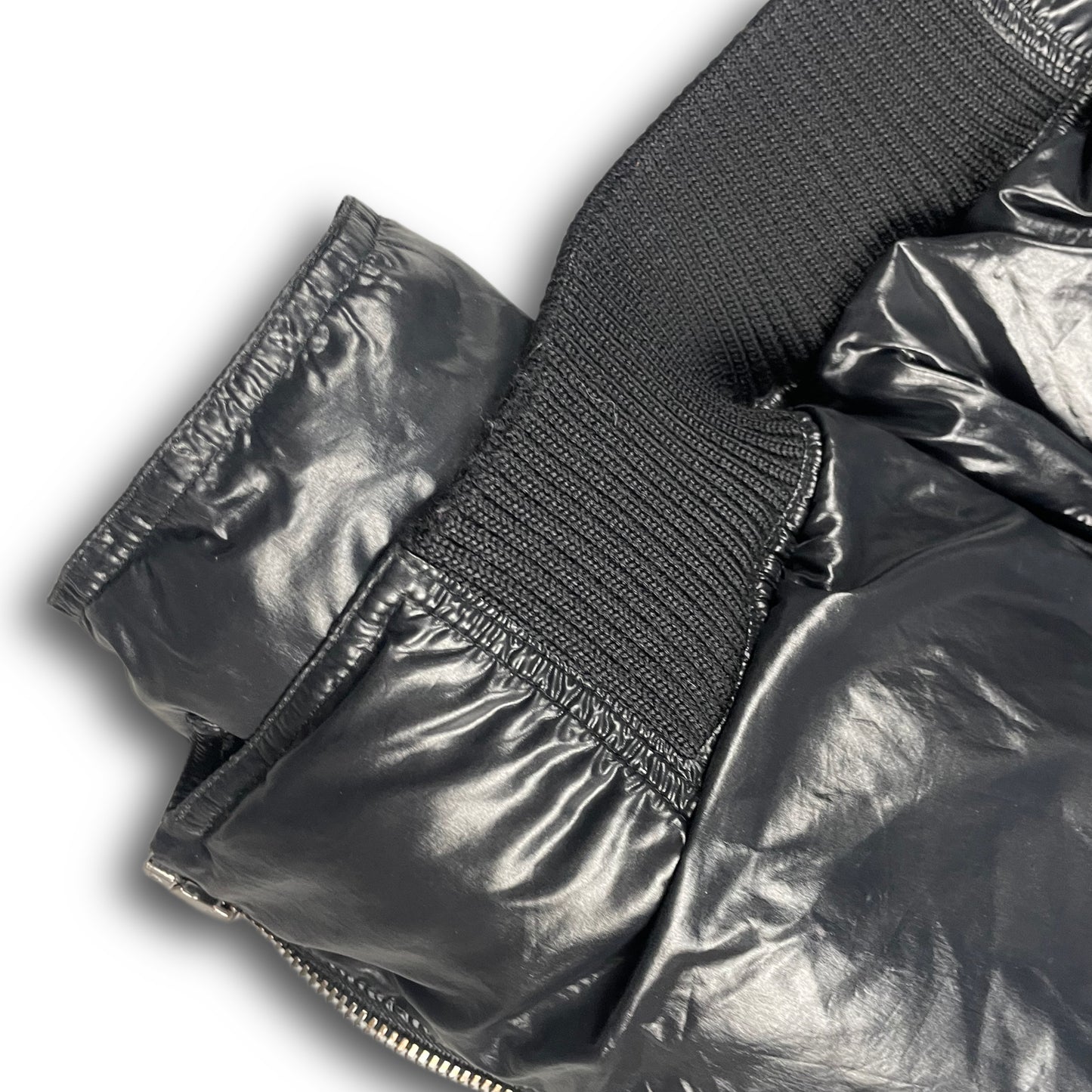 Gucci Shiny Puffer Jacket Vintage black