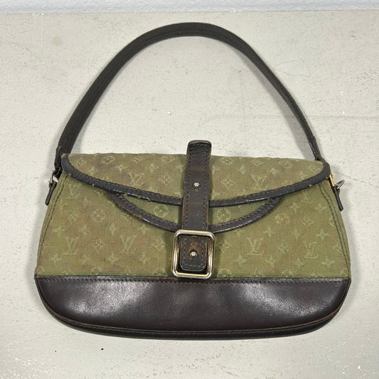 Louis Vouitton 00s Monogram Mini Shoulder Bag Berangere (olive)
