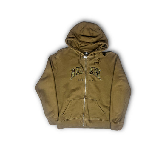 Ravani Zip Hoodie OG Spellout olive