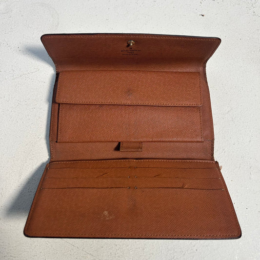 Louis Vuitton Vintage Monogram Canvas Wallet Sarah