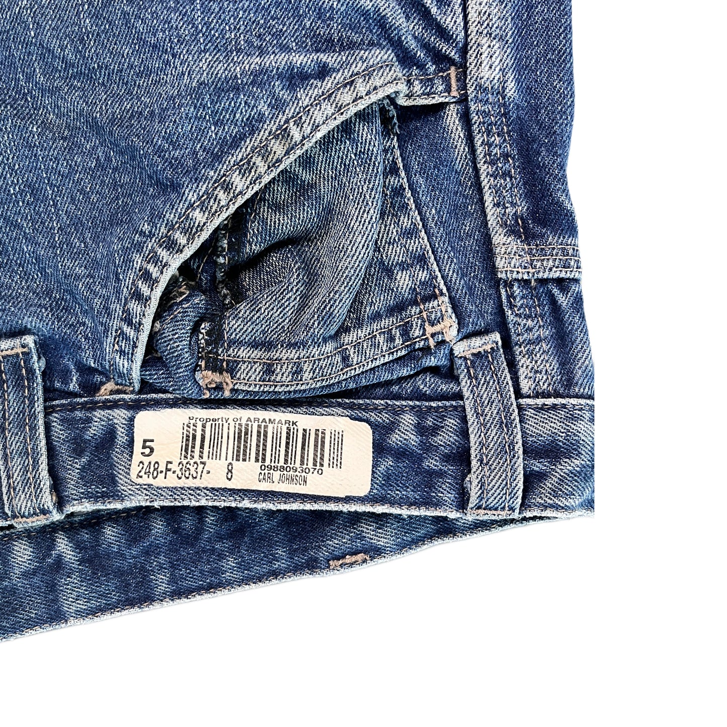Dickies Vintage Workwear Fire Resistant Carpenter Cargo Jeans Denim