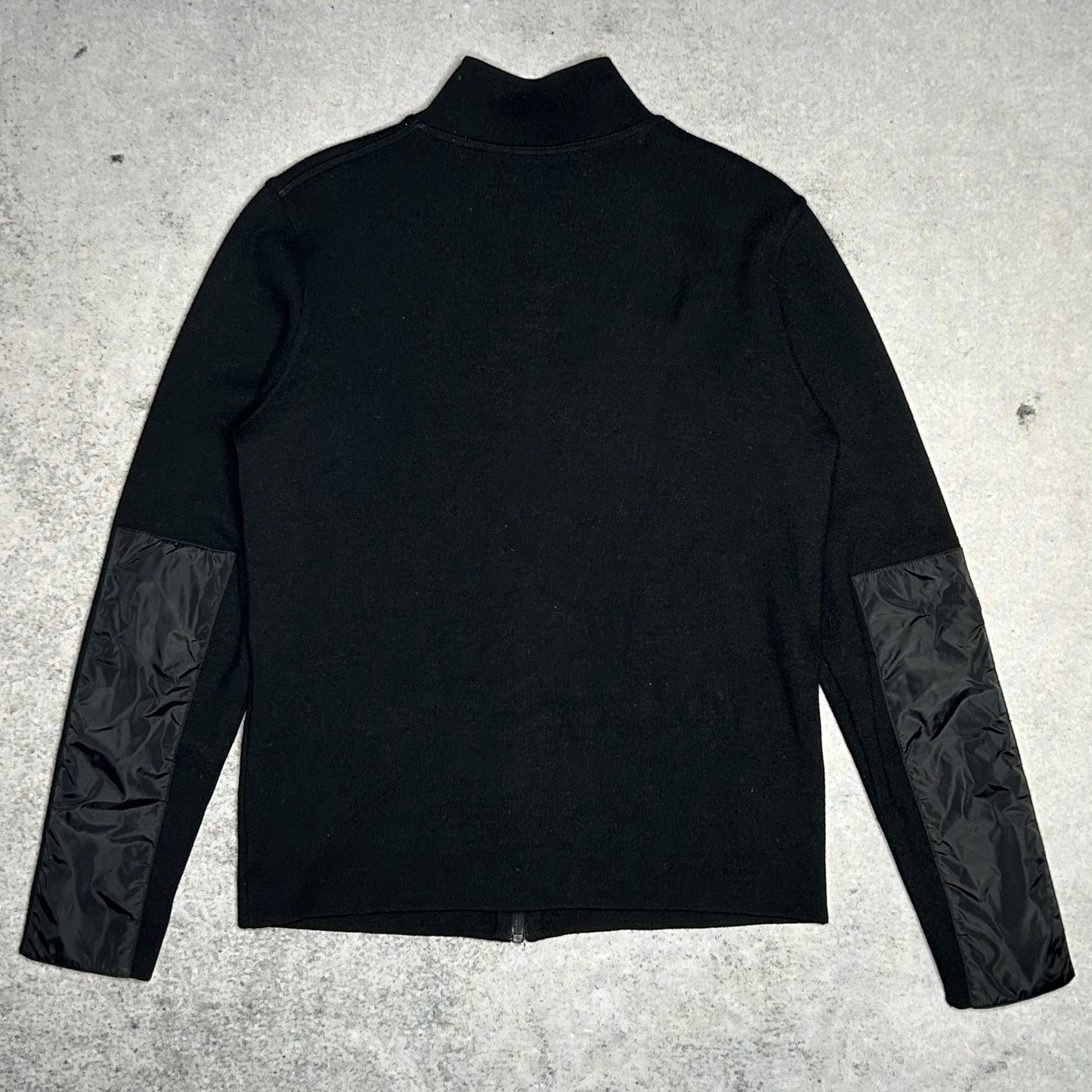 Prada Linea Rossa Archive Hybrid Full Zip Cardigan Black (M)