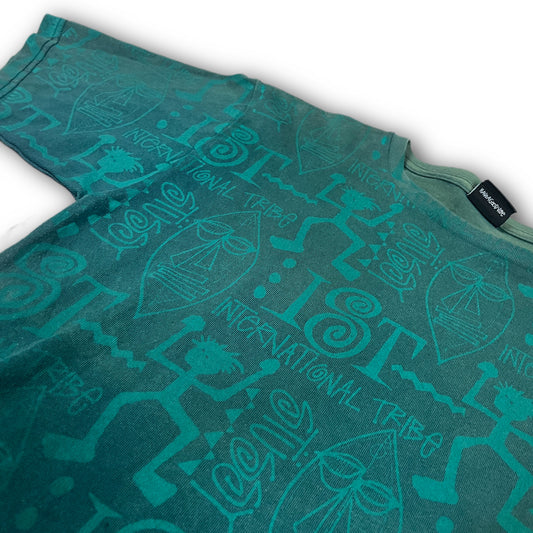 Vintage Stüssy Intl. Tribe Tee Print Green