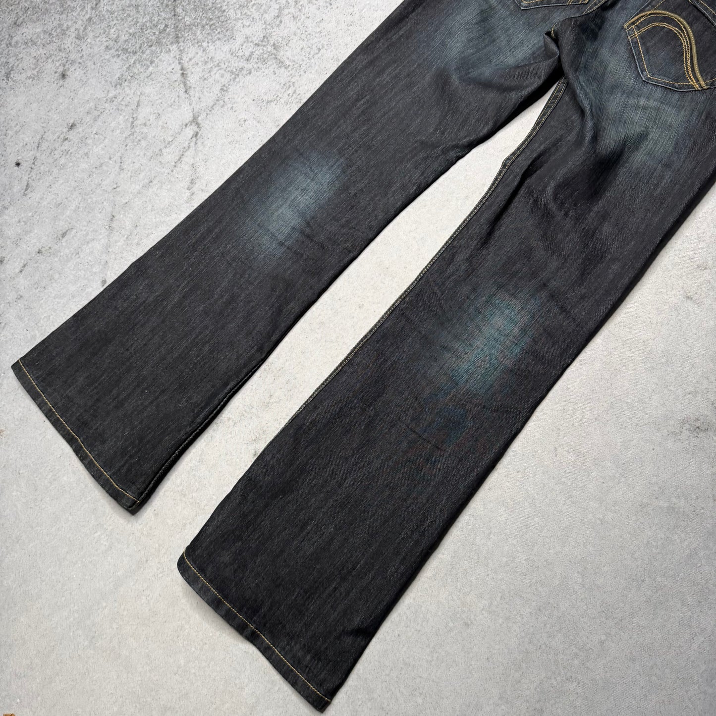 Multiblu Y2K Low Waist Bootcut Denim (wmns 36)