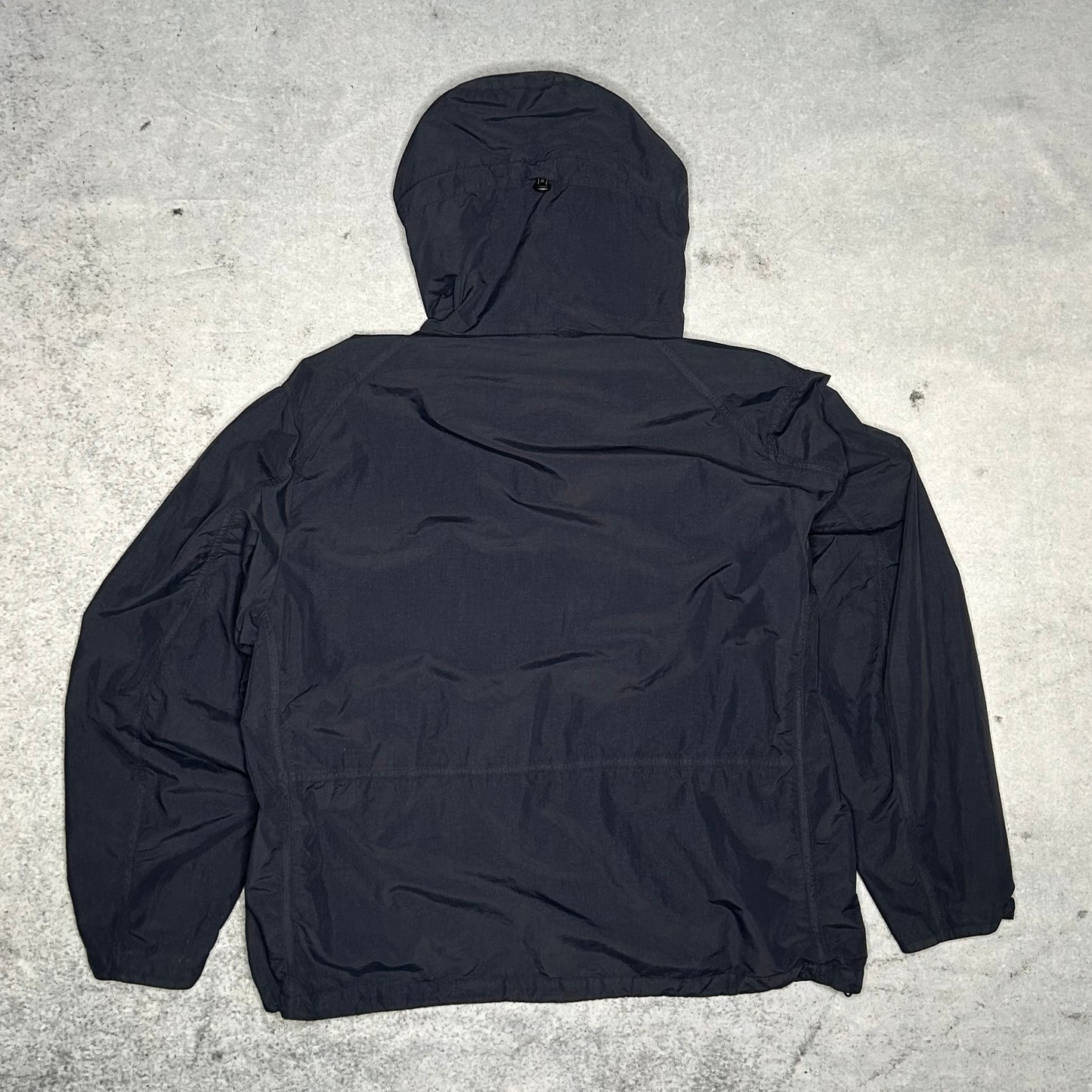 C.P. Company Flatt Nylon Hooded Goggle Jacket navy (XL)