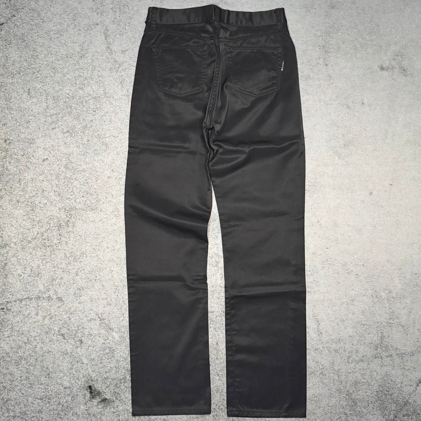 Vintage 90s Straight Pants Made in Italy black (31 fits S)