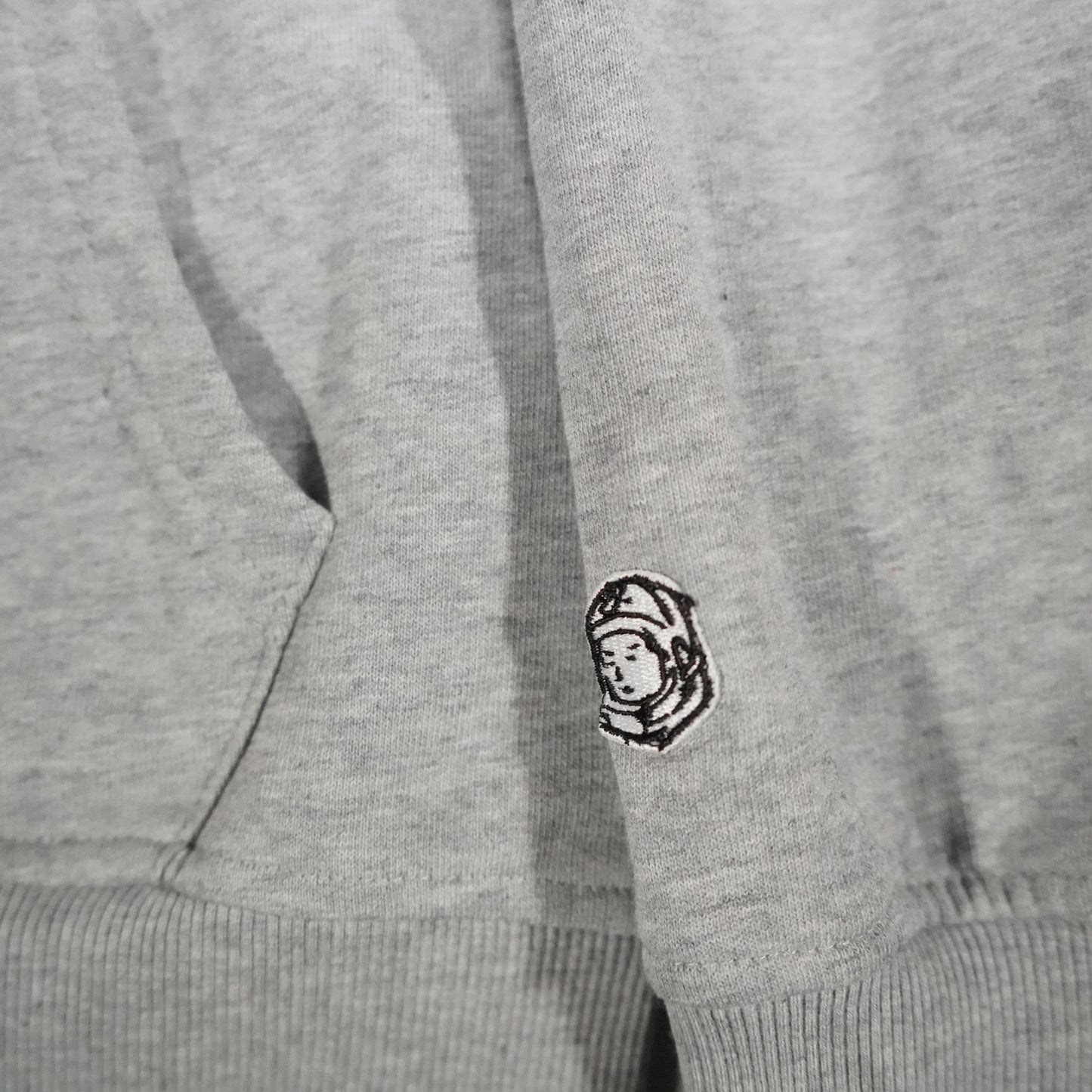 Billionaire Boys Club 00’s BBC Classic Arch Curve Logo Hooded Sweatshirt - Grey (L)
