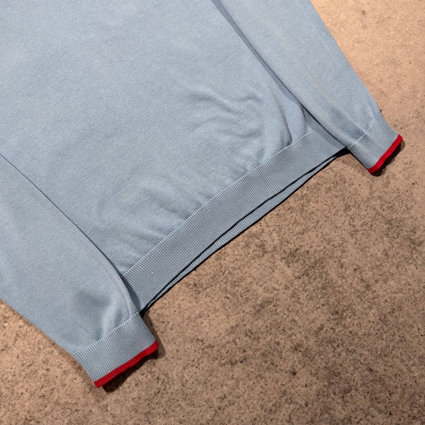 Lacoste 00s Crewneck Knit Sweater baby blue (S)