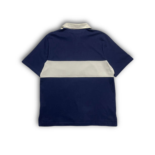 Polo Ralph Lauren 90s Striped Rugby Polo Shirt navy white