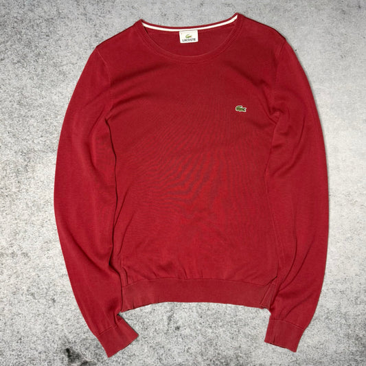 Lacoste 00s Crewneck Light Wool Sweater red (2 fits XS)