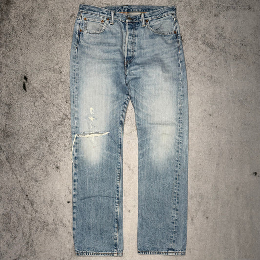 Levi's Vintage 501 Ripped Jeans blue (33/32)