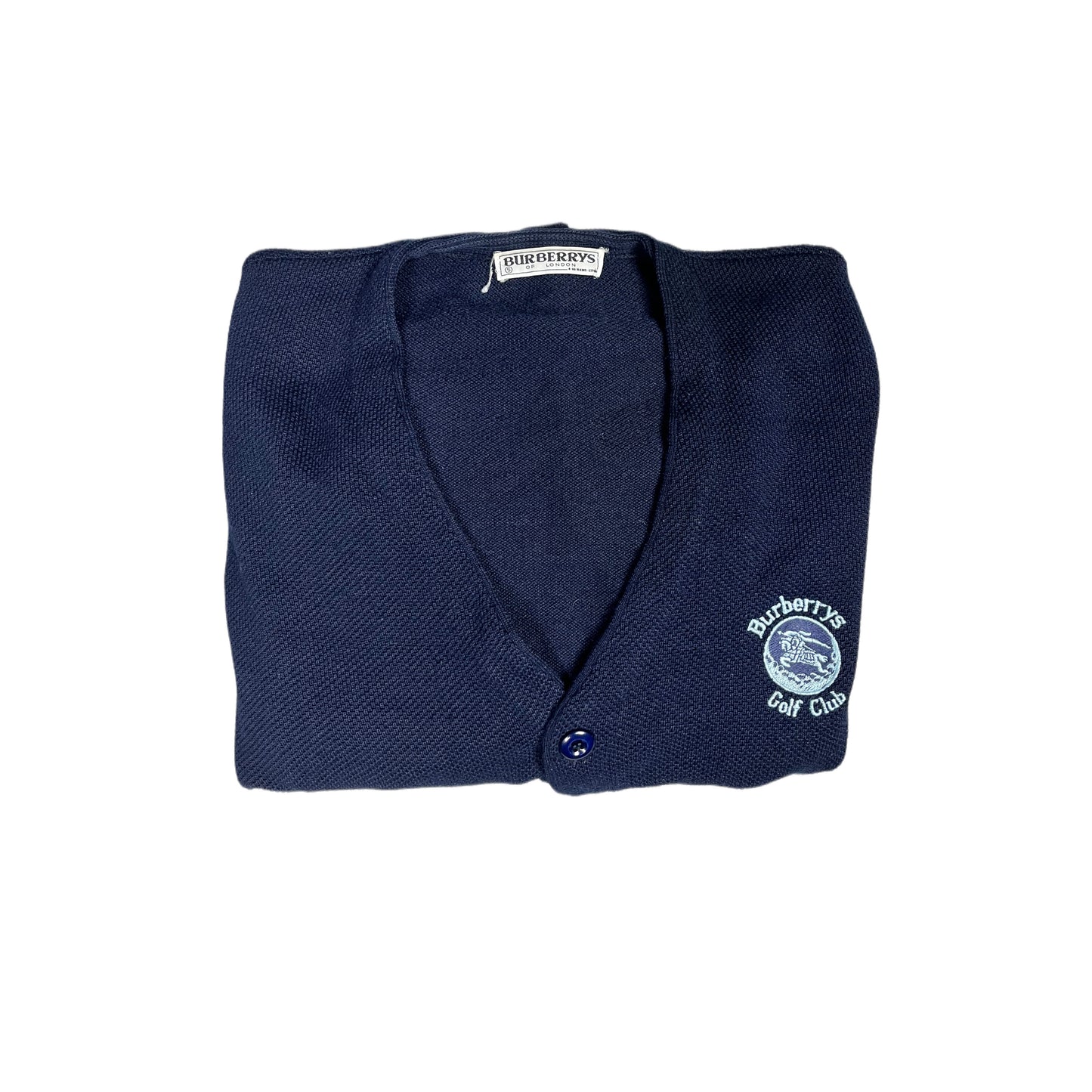 Burberry Golf Knit Cardigan Vintage