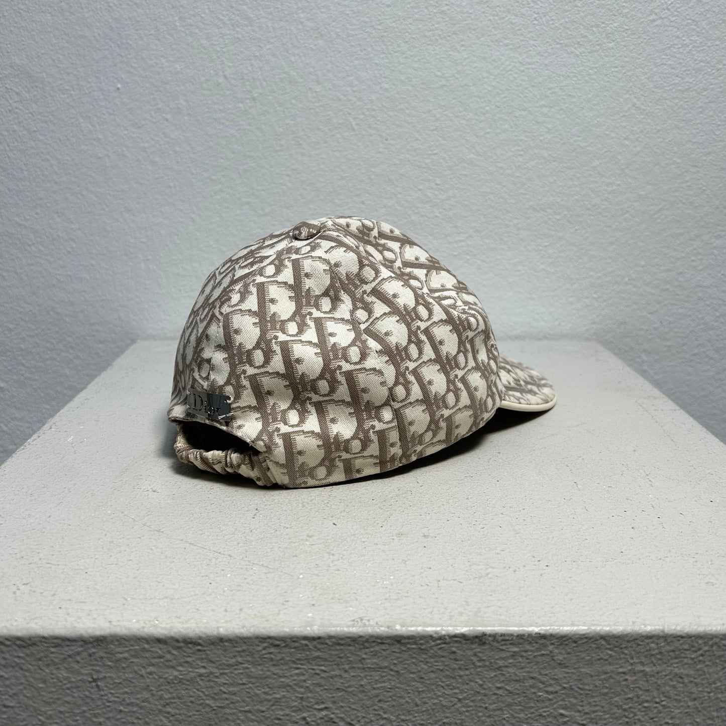 Dior 2000s John Galliano Era Monogram Cap beige (One size smaller)