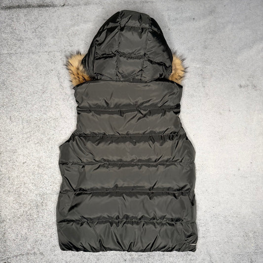 Bomboogie Hooded Fur Puffer Daunenweste Gilet black (L)