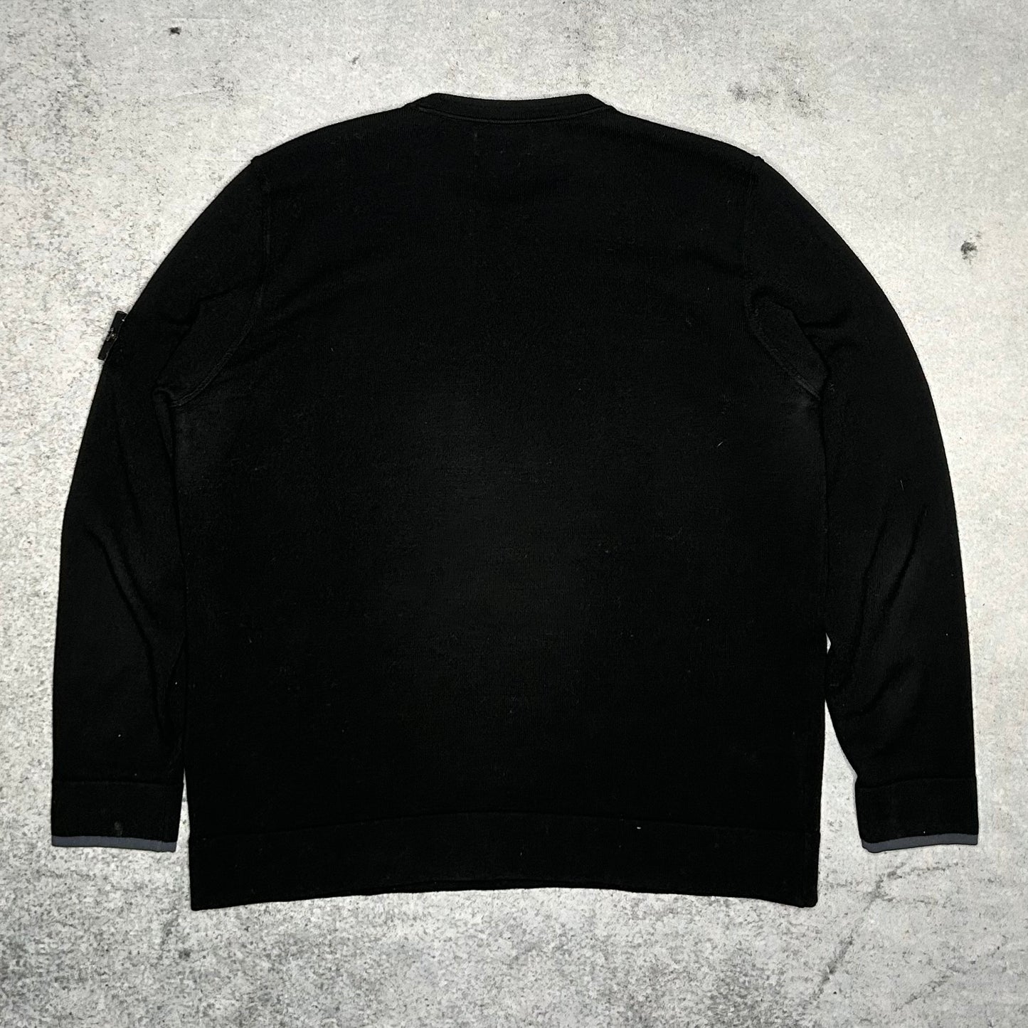 Stone Island Crewneck Knit Sweater black