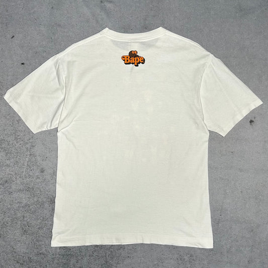 BAPE 2000s "Baby Milo Friends A to Z" Graphic Tee White (M)