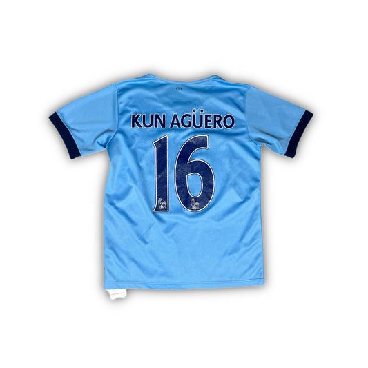 Nike Man City Home Trikot Jersey 2013 16 Kun Agüero