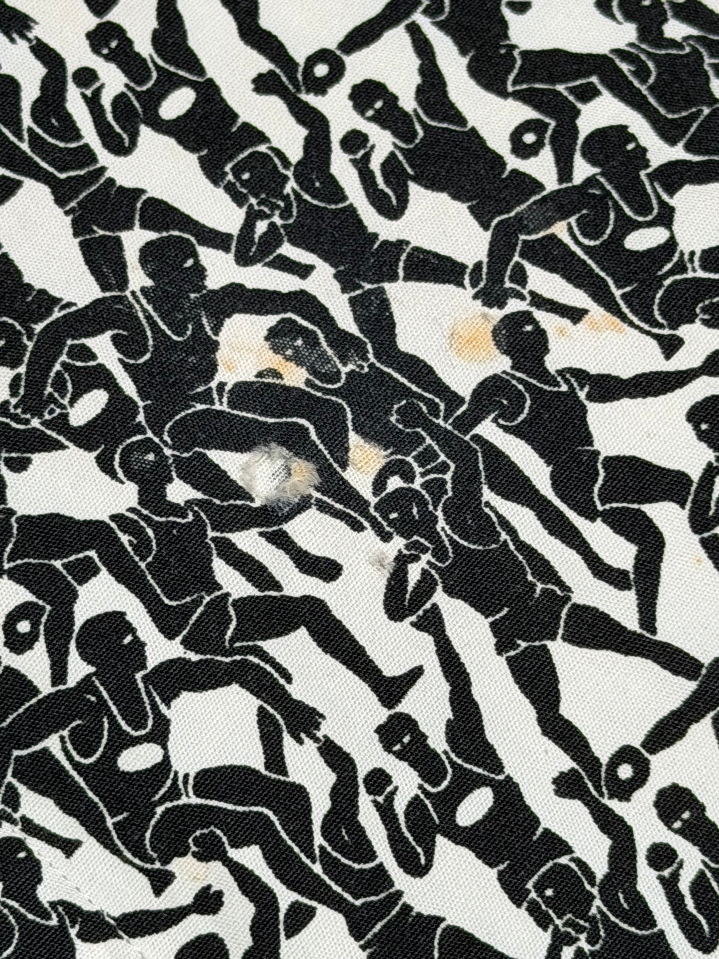 Missoni Sport 90s RARE Discobolus Shirt black white (L)