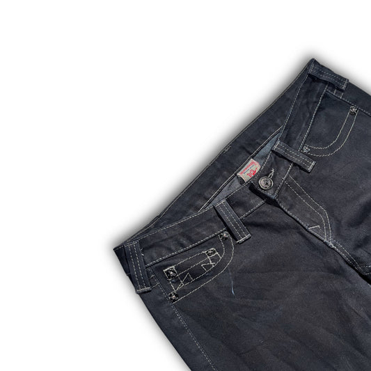 True Religion Vintage Jeans Women's "Rockstar Stella" black (S)