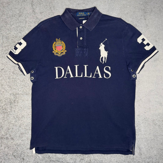 Polo Ralph Lauren Big Pony Polo Shirt DALLAS Chief Keef RARE ASF (L)