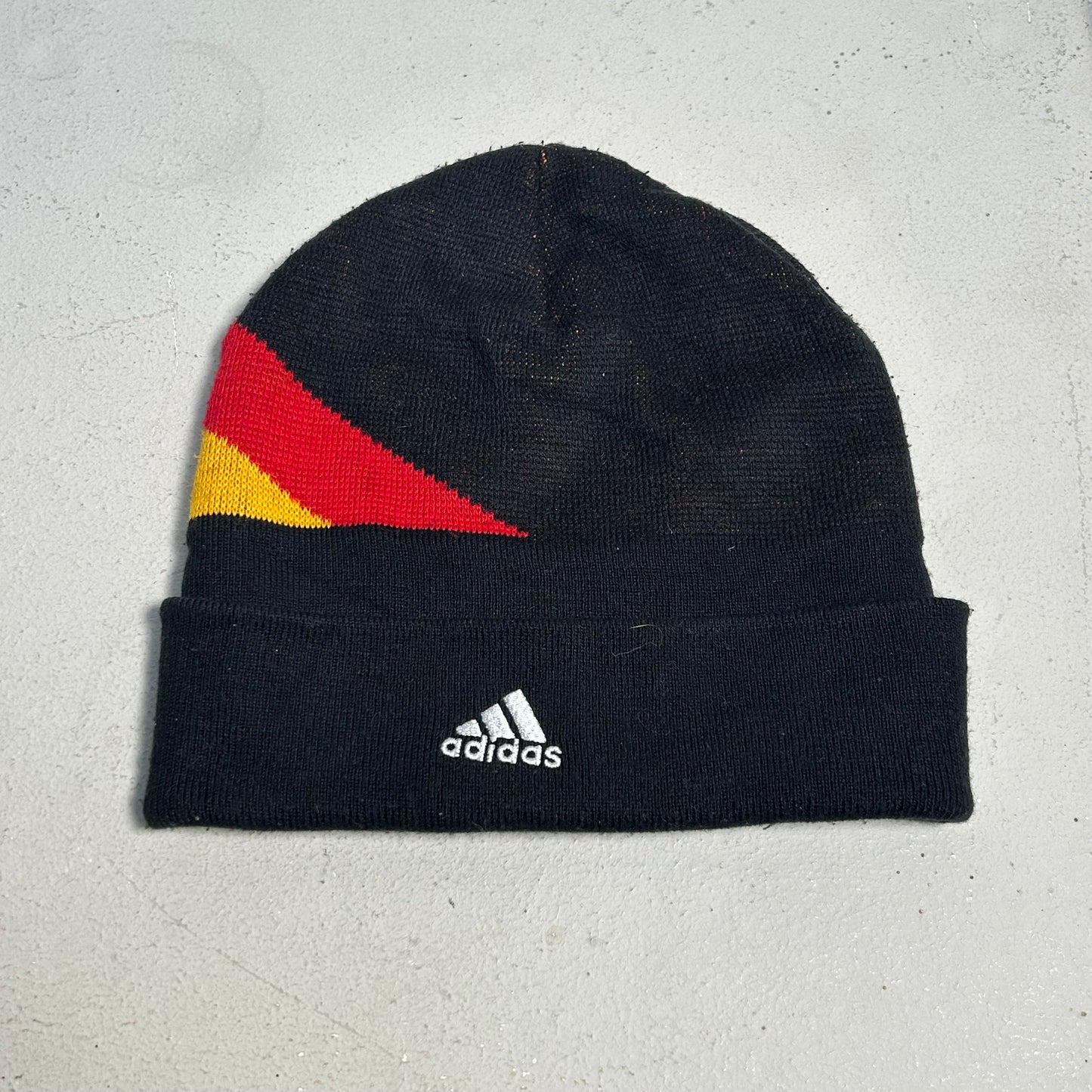Adidas 2005 Vintage DFB Germany Knit Beanie (black/gold/red)
