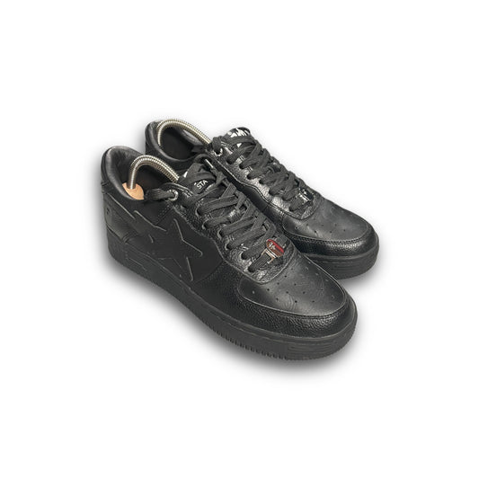 A Bathing Ape "BAPE" Bapesta Sneaker Triple Black (41) w/ OG Box