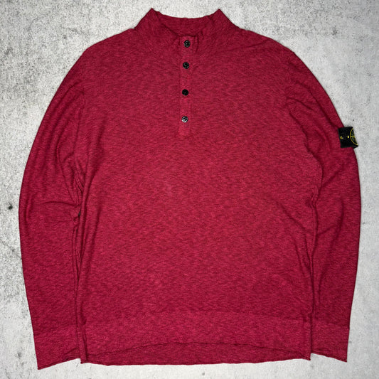 Stone Island Quarter Zip Wool Troyer (3XL fits XXL)