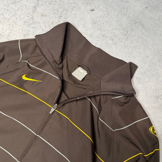 Nike 00s Striped Track Jacket Total 90 brown (XL)
