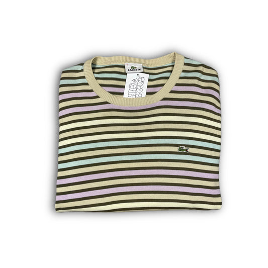 Lacoste Sweater Vintage Pastel Colour Stripes
