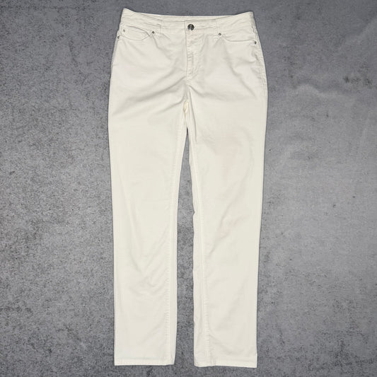 Emporio Armani Women's Cotton Chino Pants white (27 fits XS)