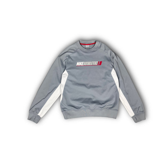 Nike Athletic Sweater grey 00s Spellout