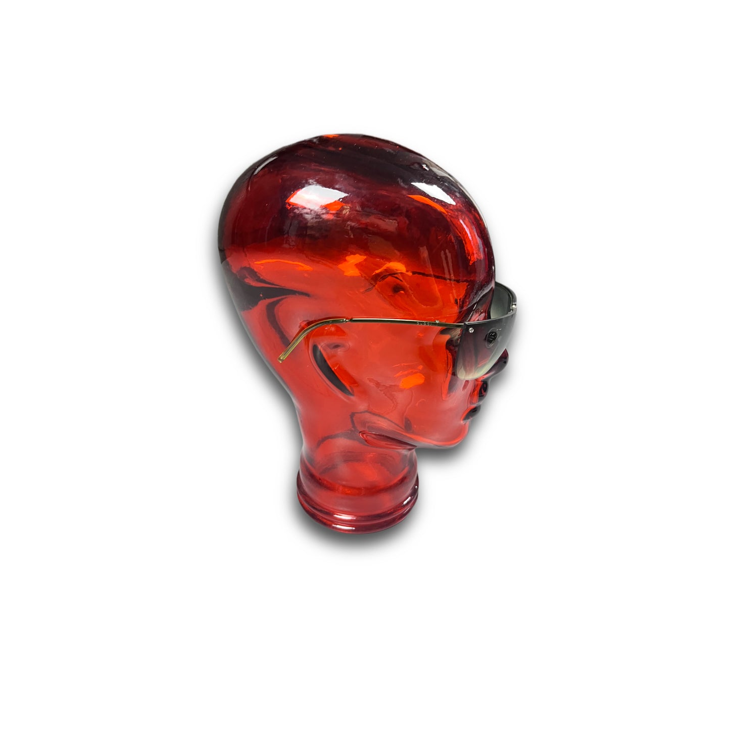 Gucci Vintage Frameless Sunglasses Shades GG green