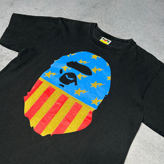 BAPE Big Head Americana Tee Shirt black (fits M)