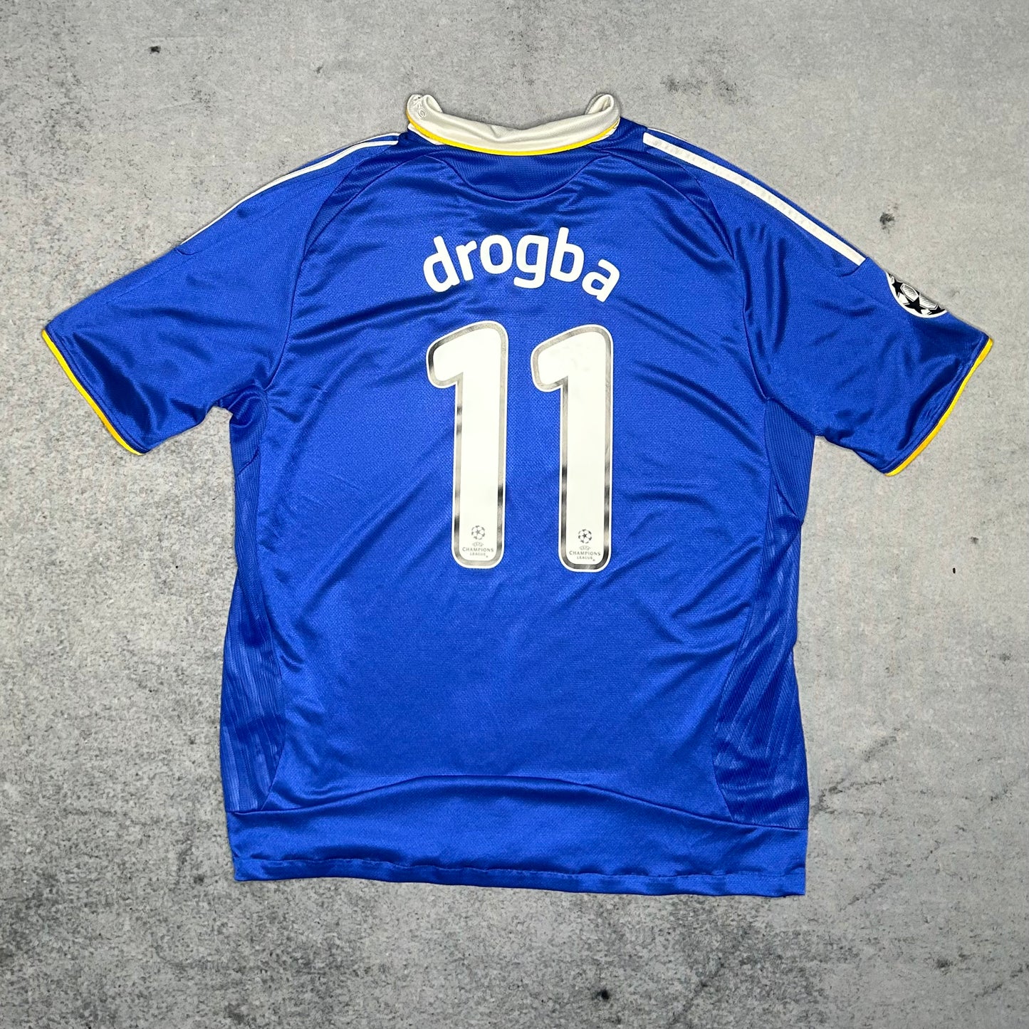 Adidas FC Chelsea 2008/2009 Home Jersey Trikot blue #11 Drogba (XL)