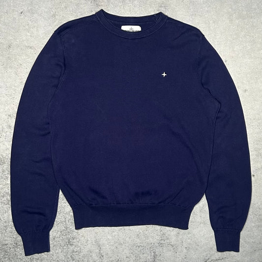 Stone Island Crewneck Sweatshirt navy blue (M fits S)