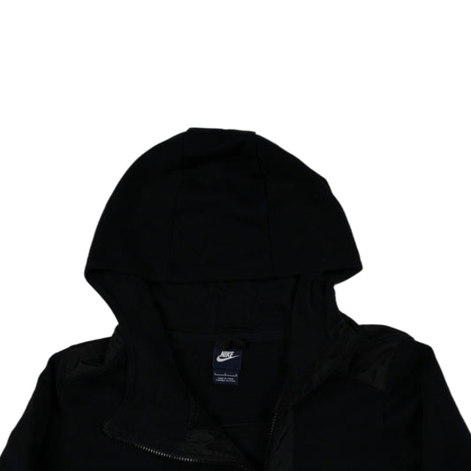 Nike Asymetrical Zip Hoodie Black Womens