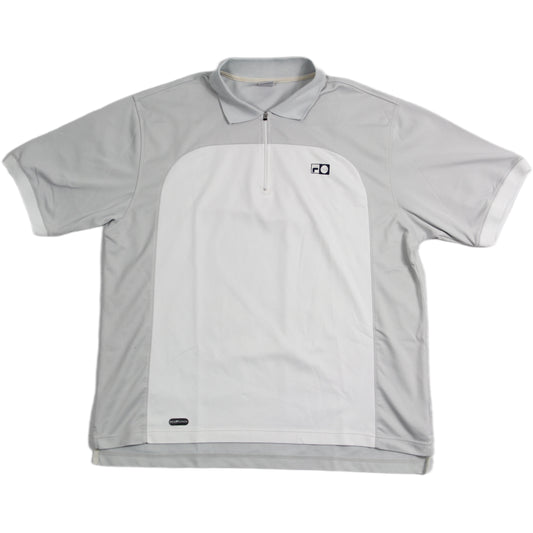Fila Poloshirt Tennis Line Sport white grey silver