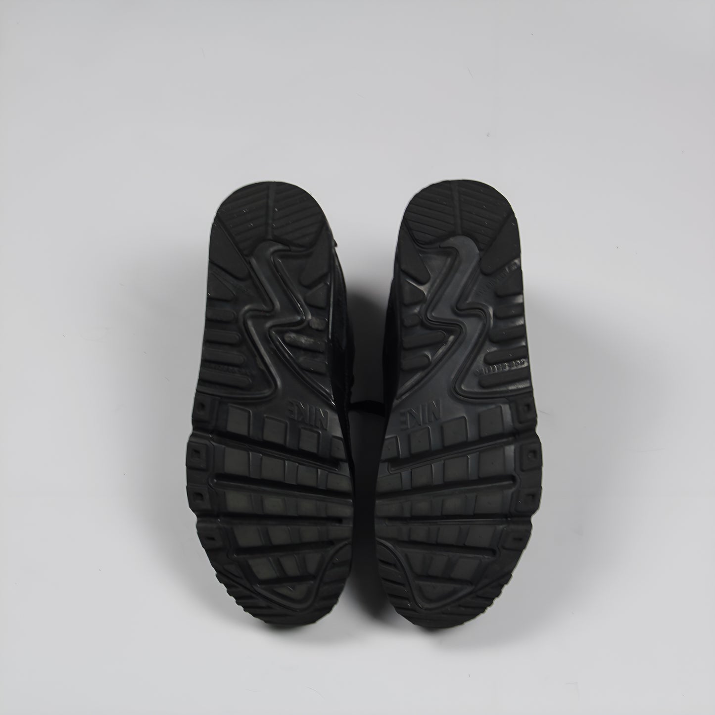 Nike Air Max 90 Triple black Leather Womens 2017